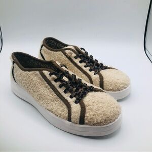 HEY‎ DUDES women’s KARINA SHERPA - MARSHMALLOW LEO Size 7 medium
